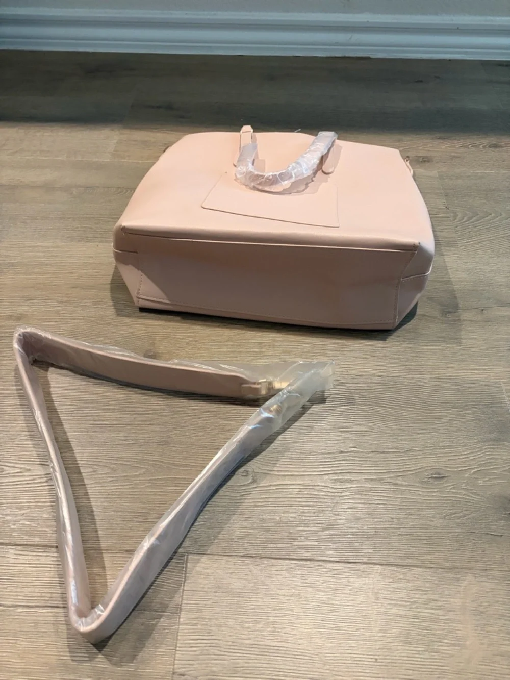 Michael Kors Blush Pink Tote with Gold-Tone Accents